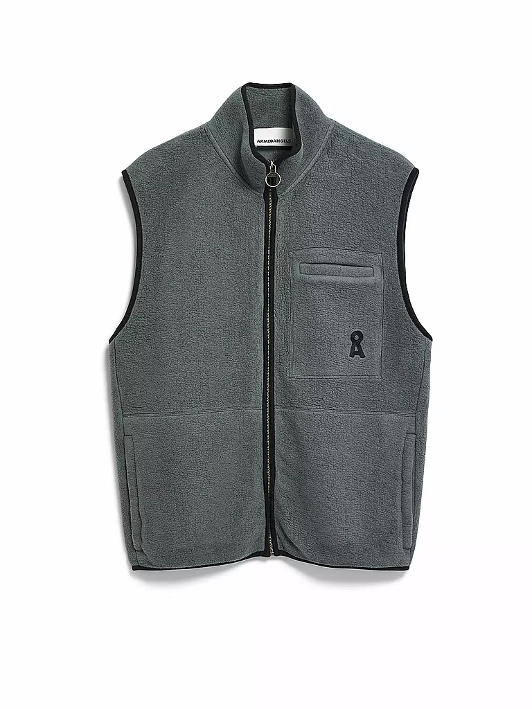 ARMEDANGELS | Gilet AABLEO | Verde scuro