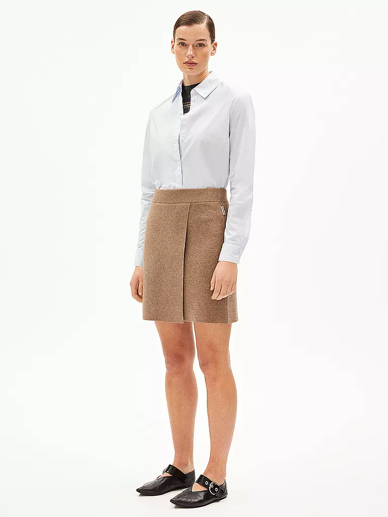 ARMEDANGELS | Gonna in maglia DARLAA | Cammello