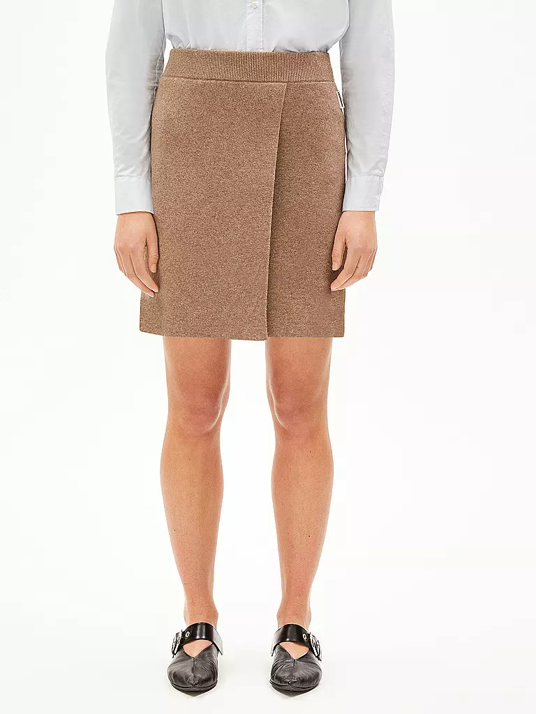 ARMEDANGELS | Gonna in maglia DARLAA | Cammello