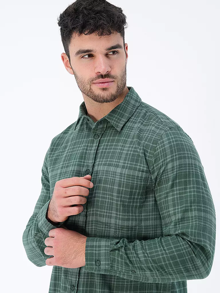 ARMEDANGELS | Hemd AARSENIO | Verde scuro