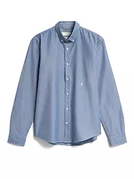 ARMEDANGELS | Hemd Casual Fit QUAASA STRIPES | Blu