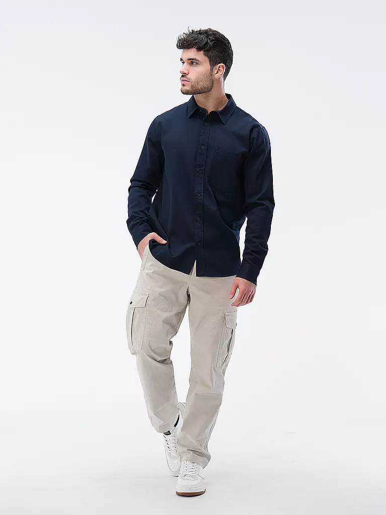 ARMEDANGELS | Hemd Casual Fit SKJORTAAS | Blu