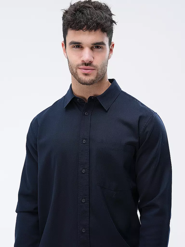 ARMEDANGELS | Hemd Casual Fit SKJORTAAS | Blu