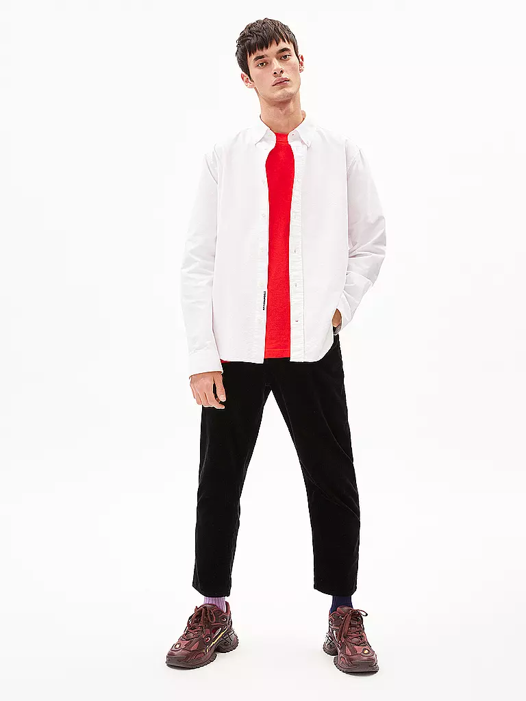 ARMEDANGELS | Hemd Regular Fit LAAROX  | Bianco
