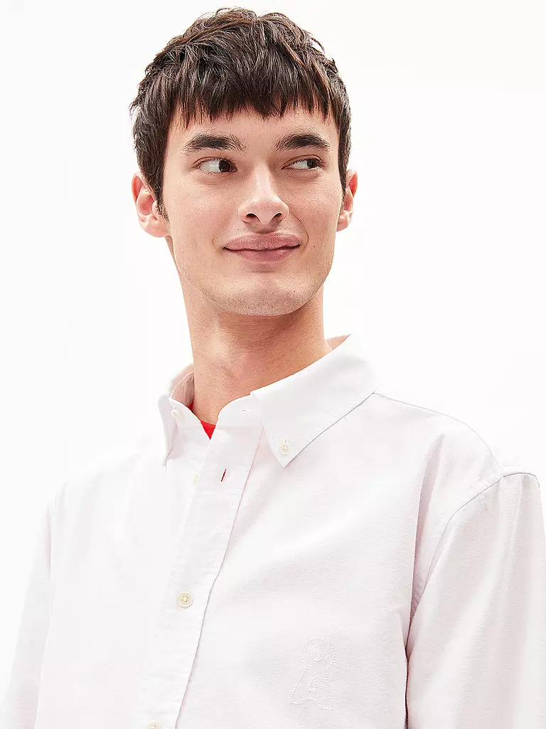 ARMEDANGELS | Hemd Regular Fit LAAROX  | Bianco