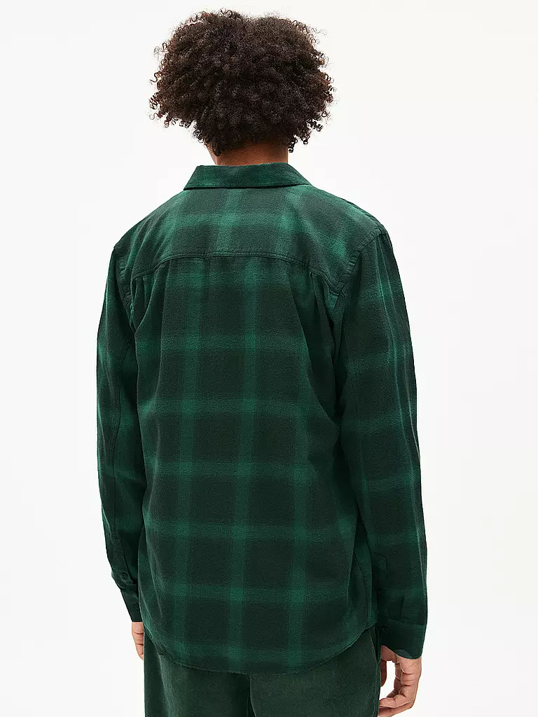 ARMEDANGELS | Hemd SKOVAA  | Verde scuro