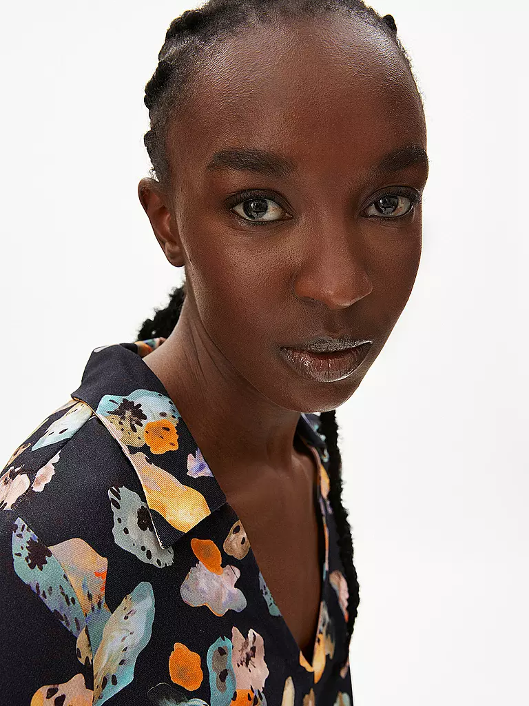 ARMEDANGELS | Hemdblusenkleid DESIRAA | Blu scuro