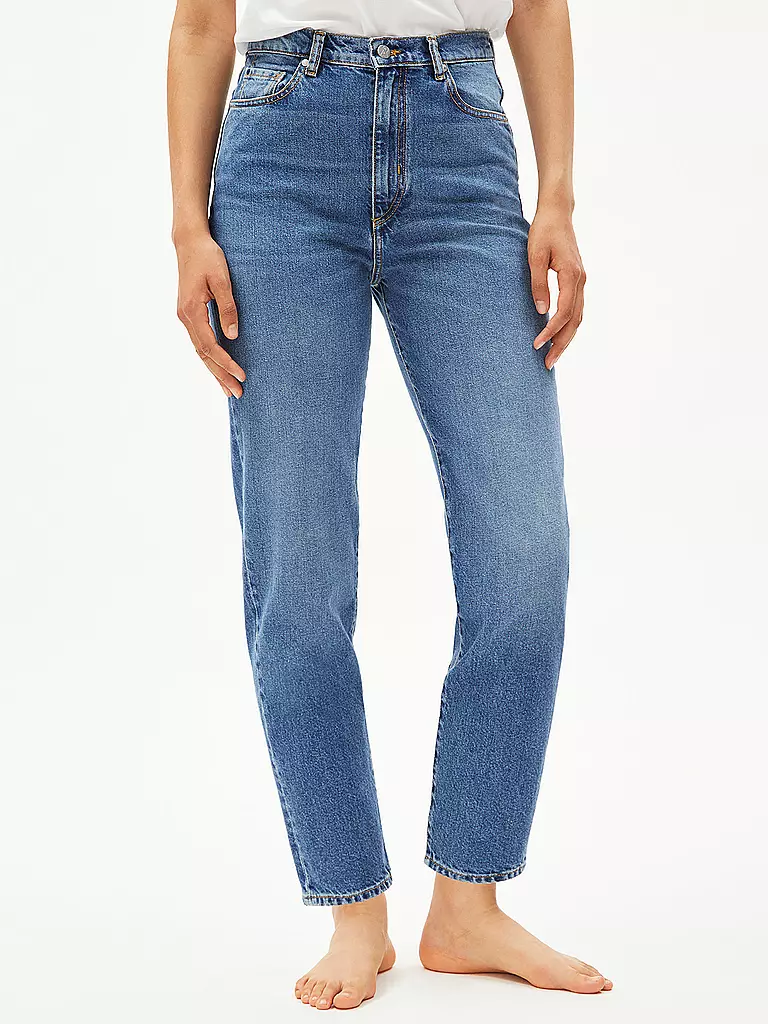 ARMEDANGELS | Jeans a vita alta Mom Fit MAIRAA | Blu