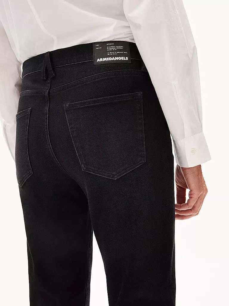 ARMEDANGELS | Jeans Boyfriend Fit 7/8 CAYAA TARPA | Nero