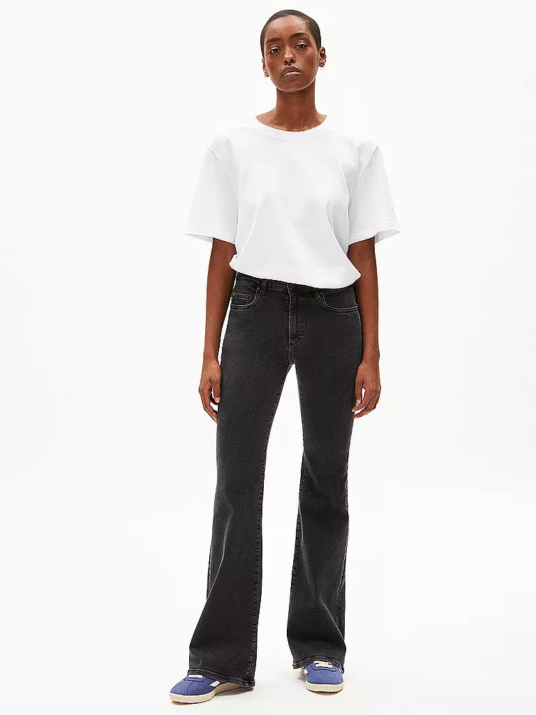 ARMEDANGELS | Jeans Flared Fit ANAMAA | Nero