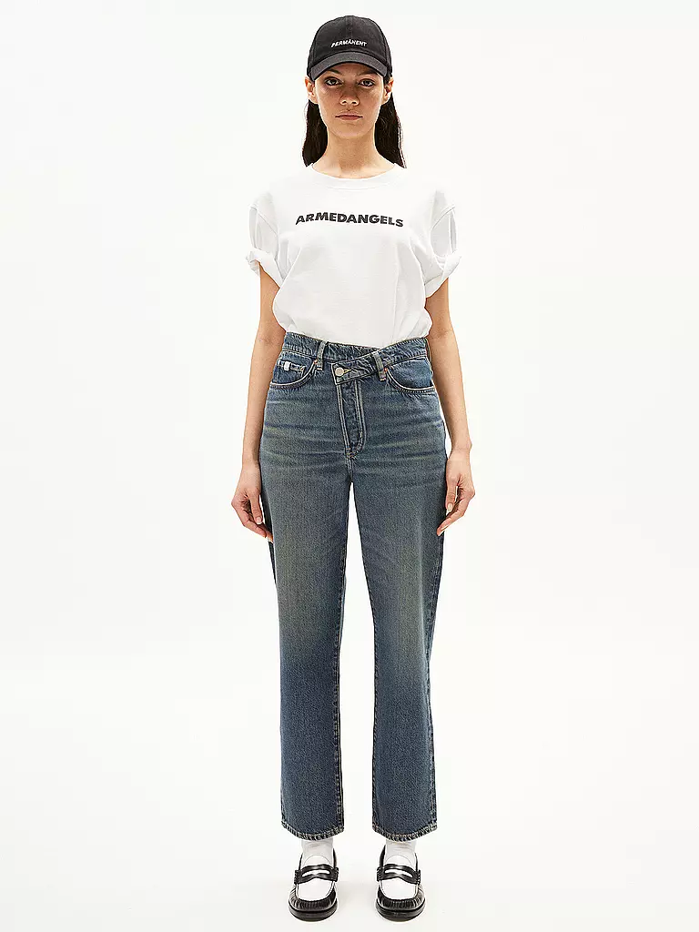 ARMEDANGELS | Jeans Straight Fit 7/8  AAIKALA | Blu