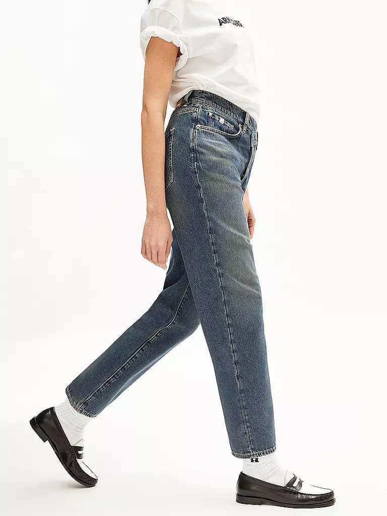 ARMEDANGELS | Jeans Straight Fit 7/8  AAIKALA | Blu