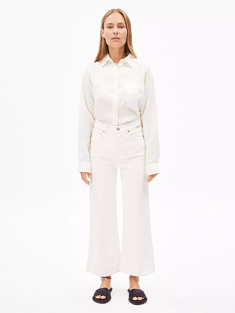 ARMEDANGELS | Jeans Wide Leg 7/8 MURLIAA CROPPED | Bianco