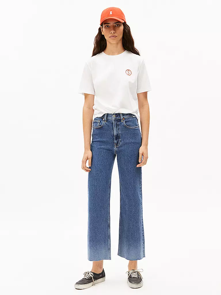 ARMEDANGELS | Jeans Wide Leg 7/8 MURLIAA CROPPED | Blu