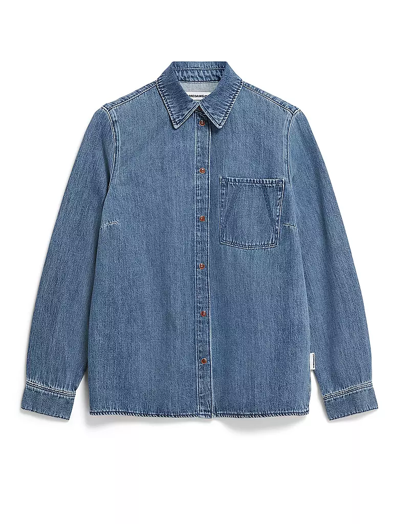 ARMEDANGELS | Jeansbluse AURELAA | Blu