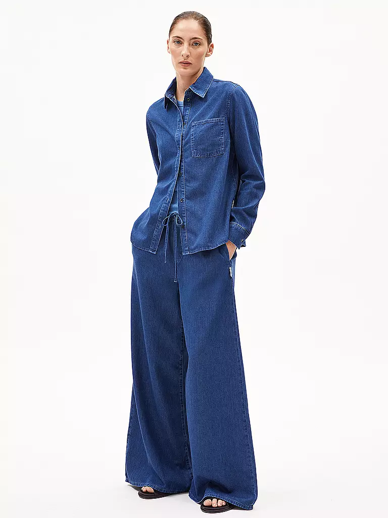 ARMEDANGELS | Jeansbluse AURELAA | Blu