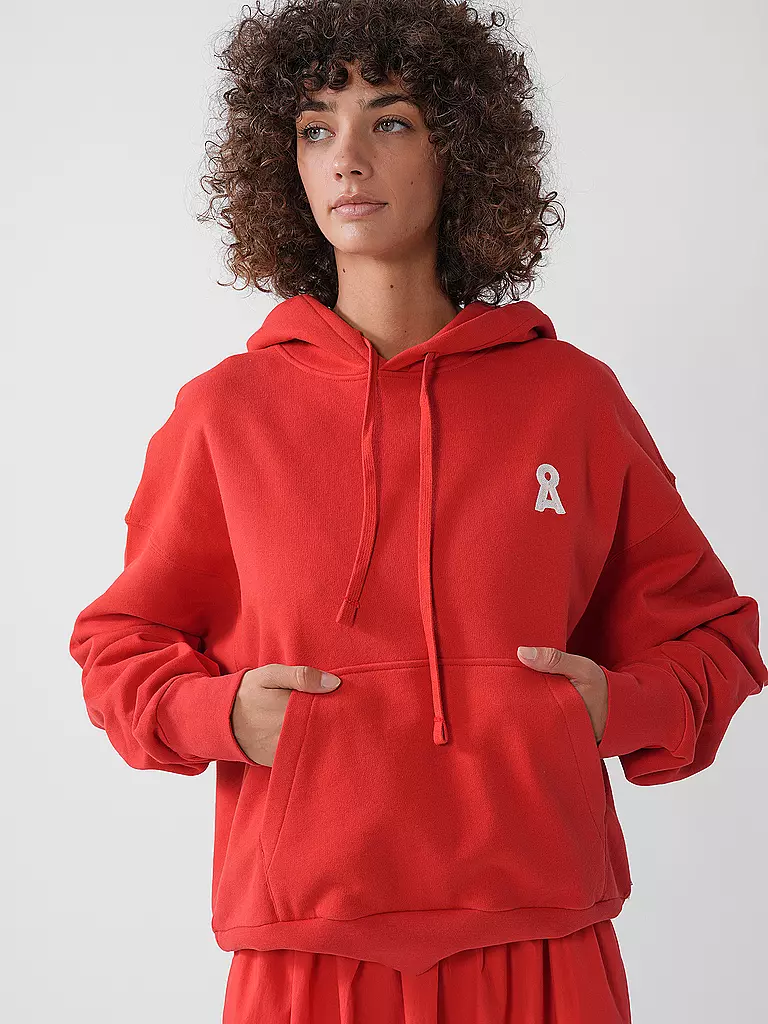 ARMEDANGELS | Kapuzensweater - Felpa con cappuccio FRANCISARAA | Rosso