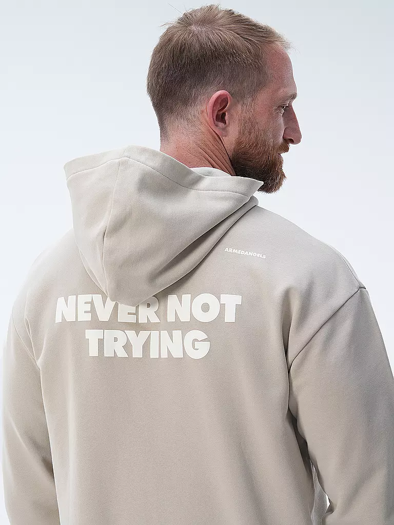 ARMEDANGELS | Kapuzensweater - Hoodie EMAAL QUOTE | Beige