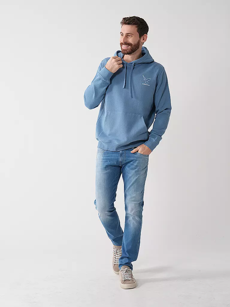 ARMEDANGELS | Kapuzensweater - Hoodie PAARLO  | Blu chiaro