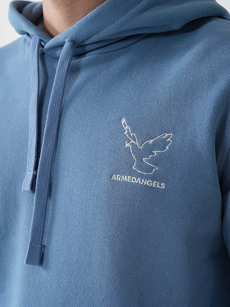 ARMEDANGELS | Kapuzensweater - Hoodie PAARLO  | Blu chiaro