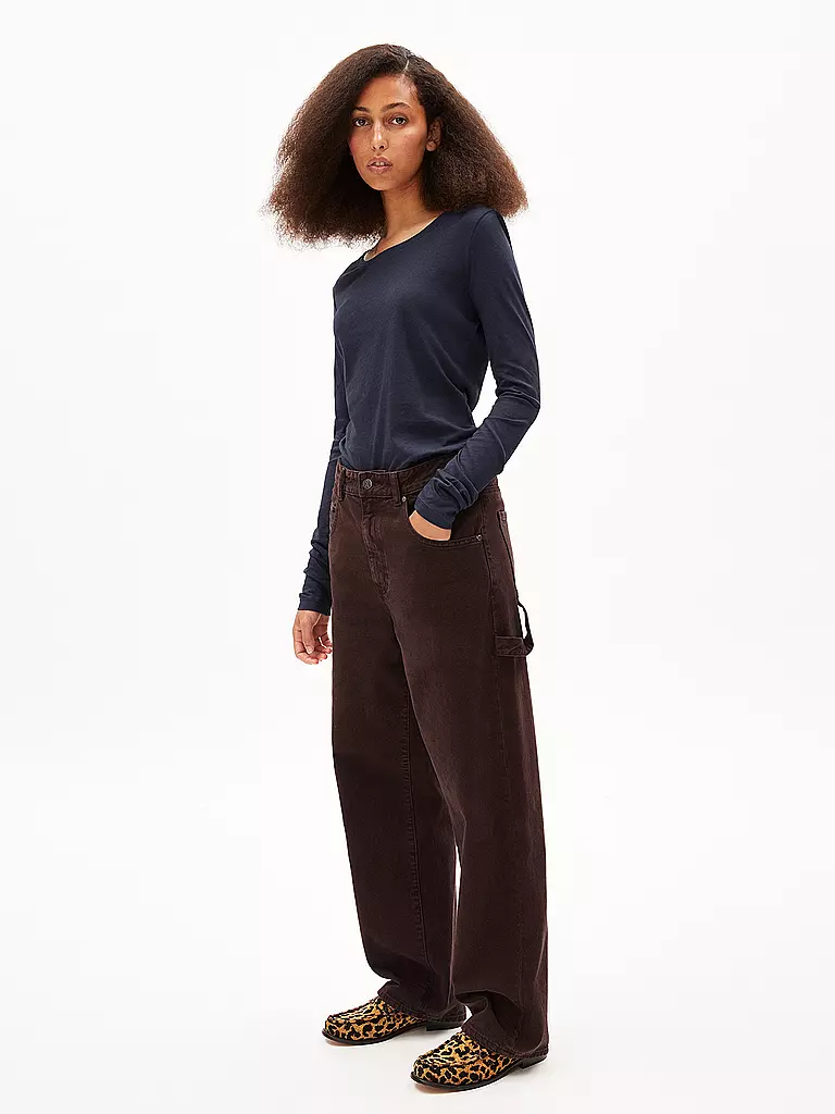ARMEDANGELS | Langarmshirt ENRICCAA | Blu scuro