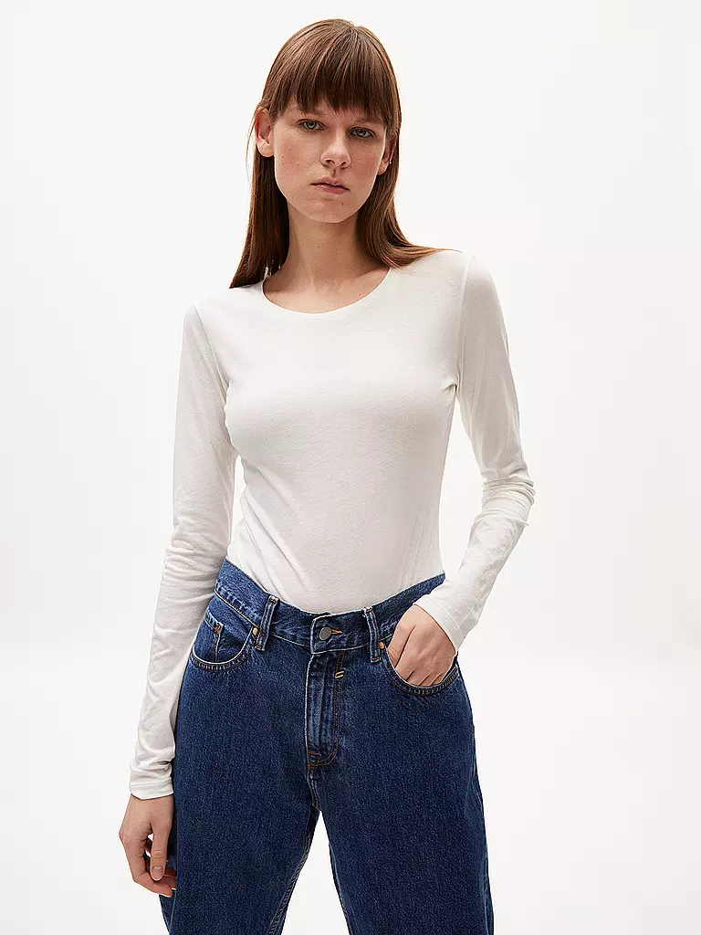 ARMEDANGELS | Langarmshirt ENRICCAA | Crema