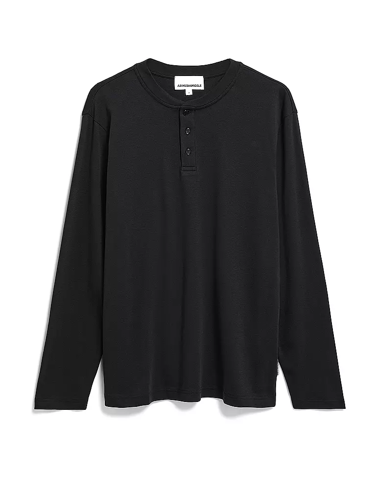 ARMEDANGELS | Langarmshirt FAANO PREMIUM | Nero