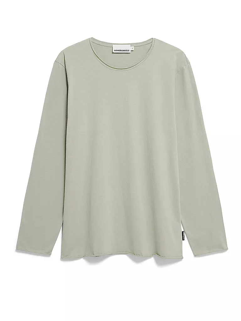 ARMEDANGELS | Langarmshirt MAARKOS | Verde chiaro