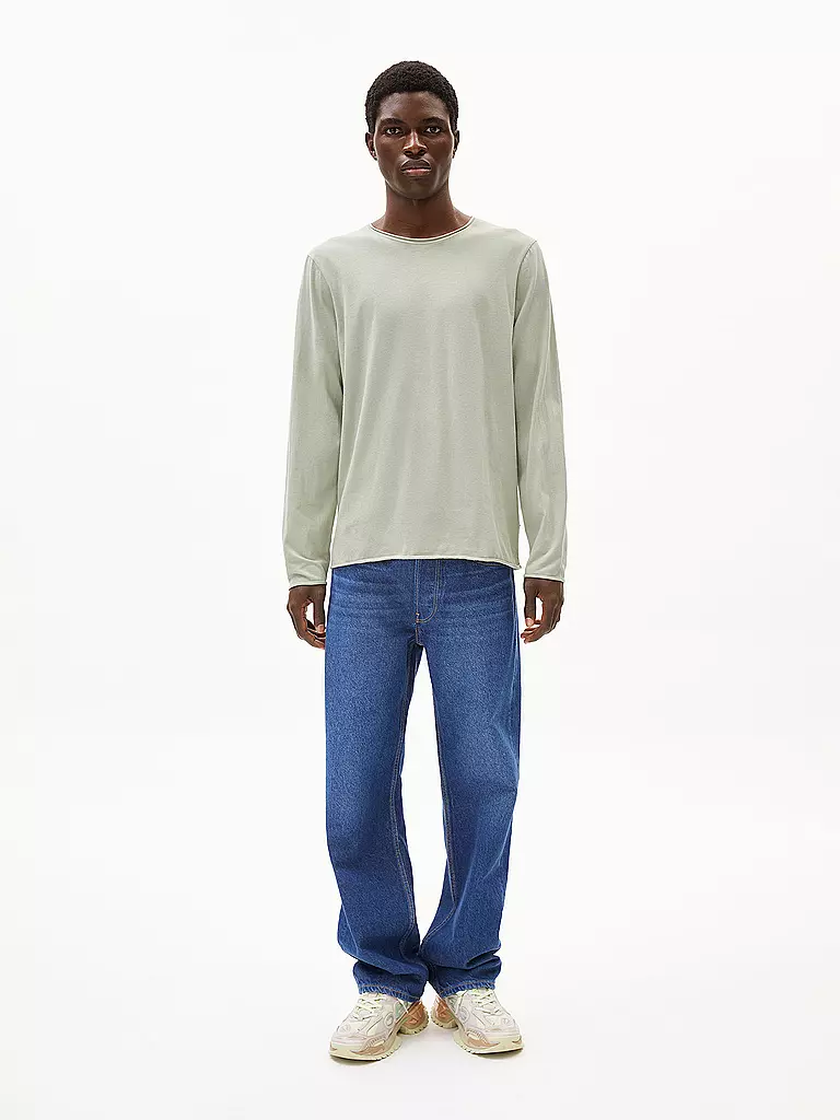 ARMEDANGELS | Langarmshirt MAARKOS | Verde chiaro
