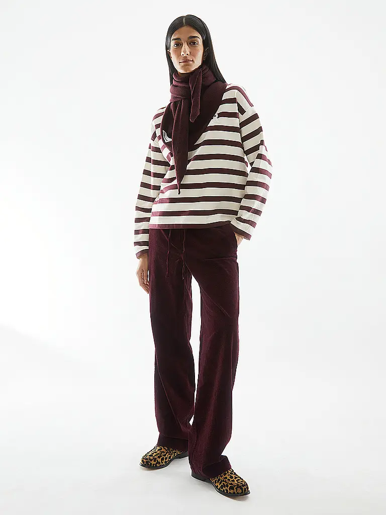 ARMEDANGELS | Marlenehose  | Rosso scuro
