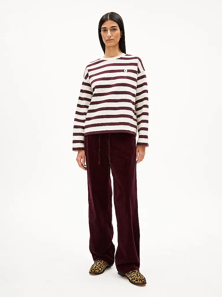 ARMEDANGELS | Marlenehose  | Rosso scuro