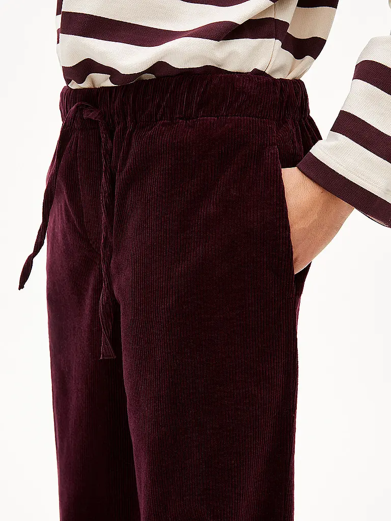 ARMEDANGELS | Marlenehose  | Rosso scuro