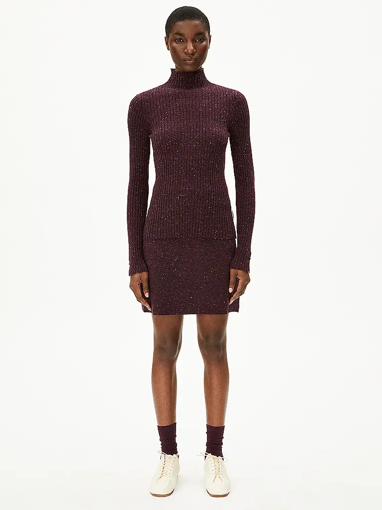 ARMEDANGELS | Mini gonna DARLAA | Rosso scuro