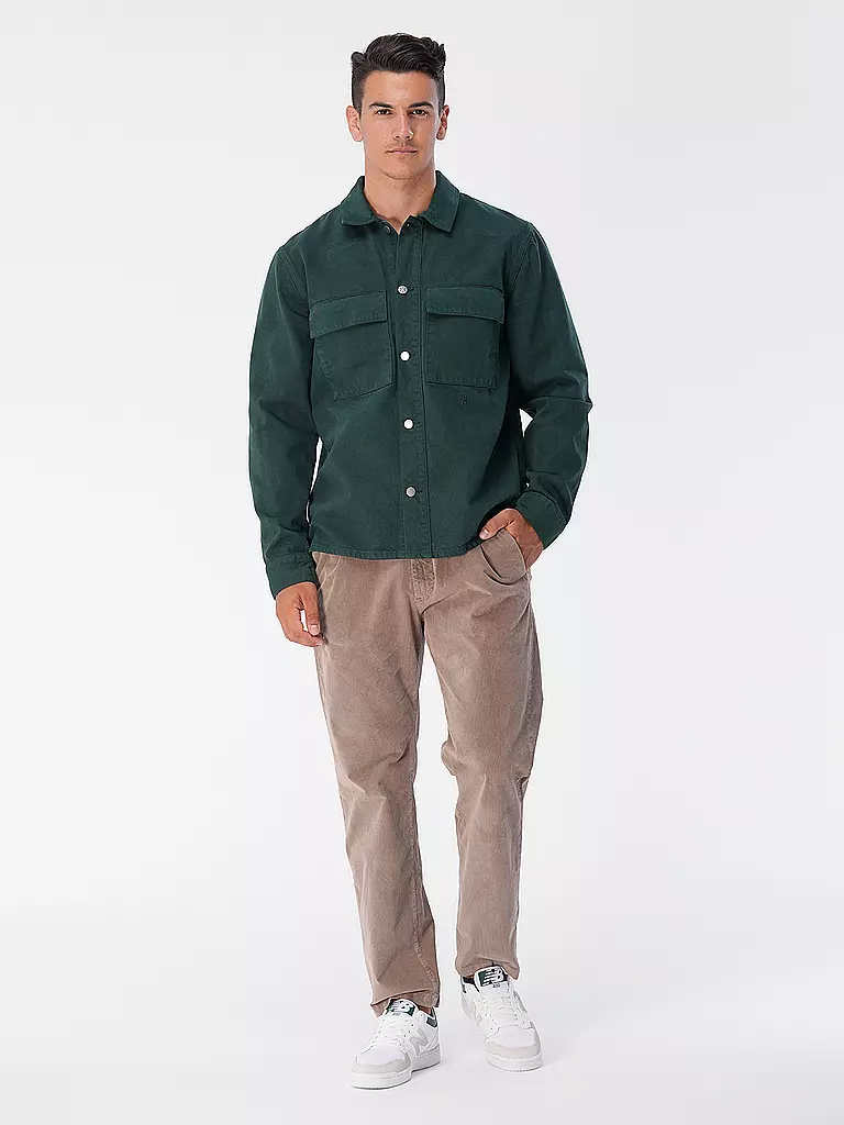 ARMEDANGELS | Overshirt AANOJ | Verde scuro