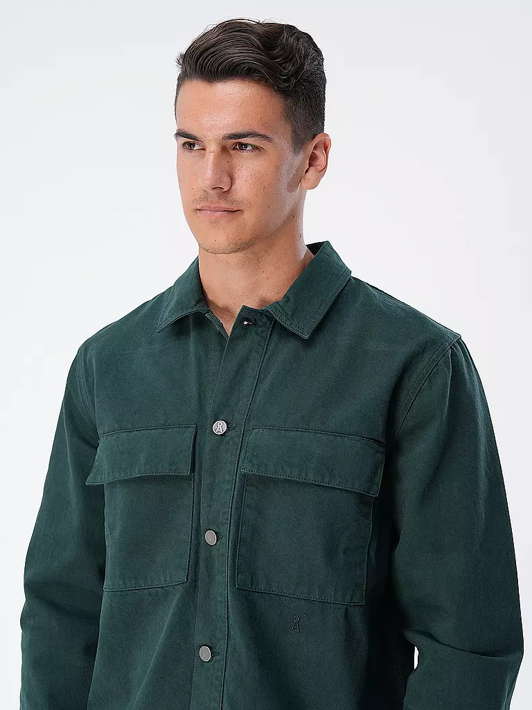 ARMEDANGELS | Overshirt AANOJ | Verde scuro