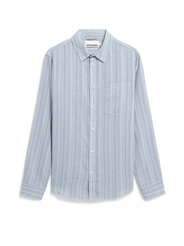 ARMEDANGELS | Overshirt FLAAVIEN STRIPES | Blu