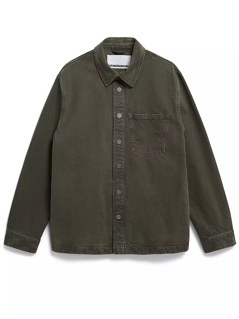 ARMEDANGELS | Overshirt YUNAAI CORDUROY | Oliva