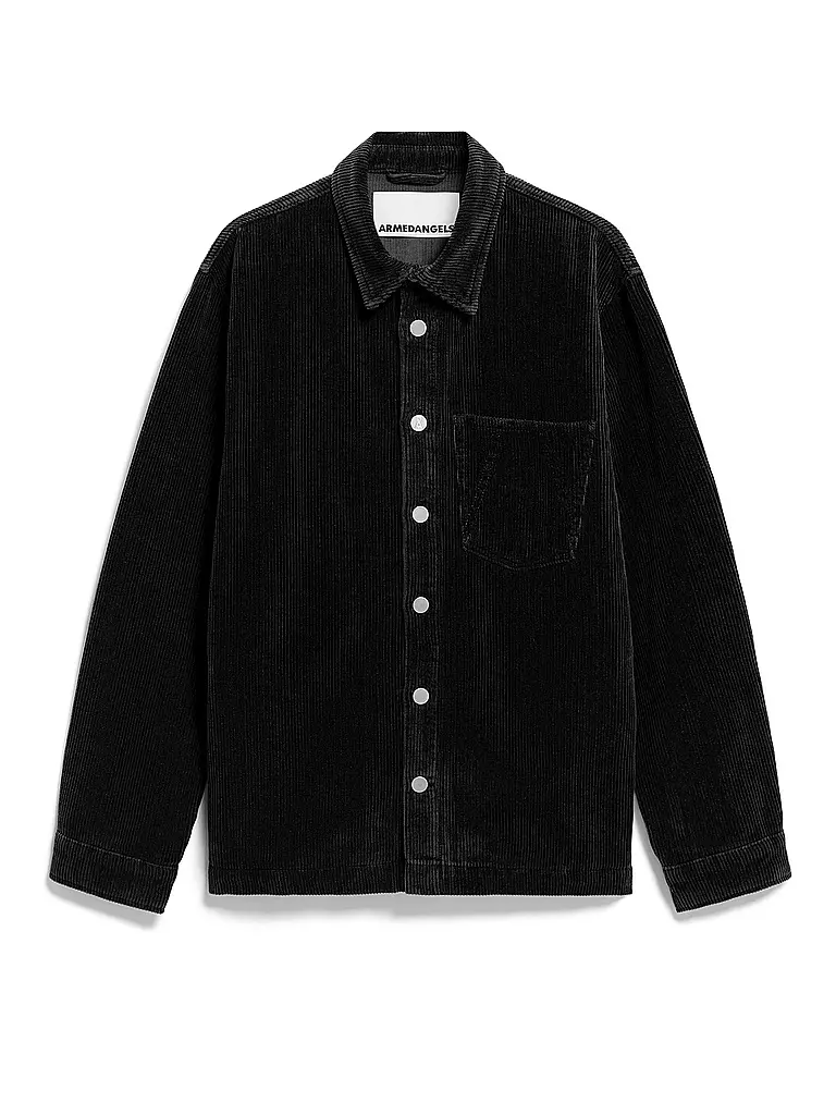 ARMEDANGELS | Overshirt YUNAAI CORDUROY | Nero