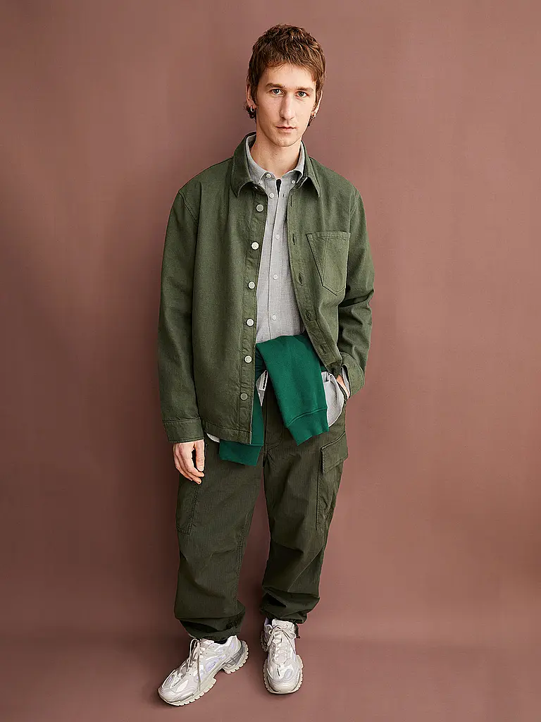 ARMEDANGELS | Overshirt YUNAAI CORDUROY | Oliva