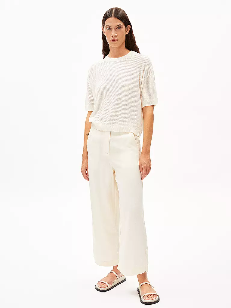 ARMEDANGELS | Pantaloni business 7/8 CAARUNUS | Crema