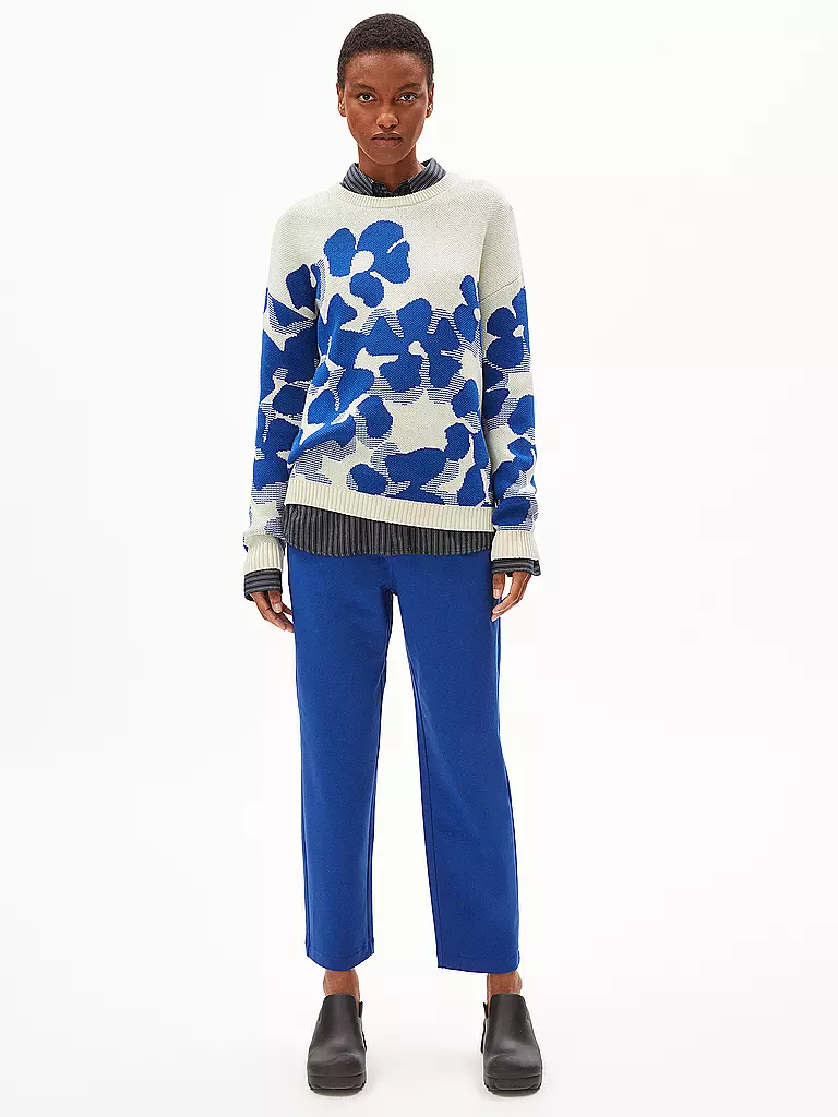 ARMEDANGELS | Pantaloni business LINAA LOU 7/8 | Blu