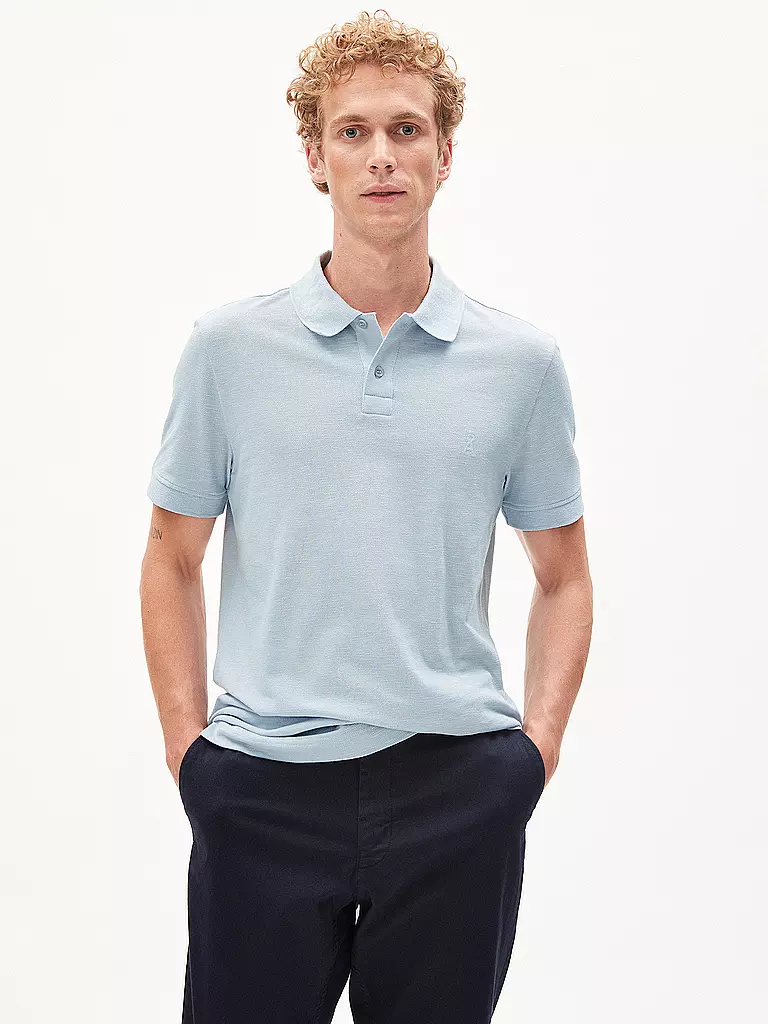 ARMEDANGELS | Poloshirt FIBRAA | Blu chiaro
