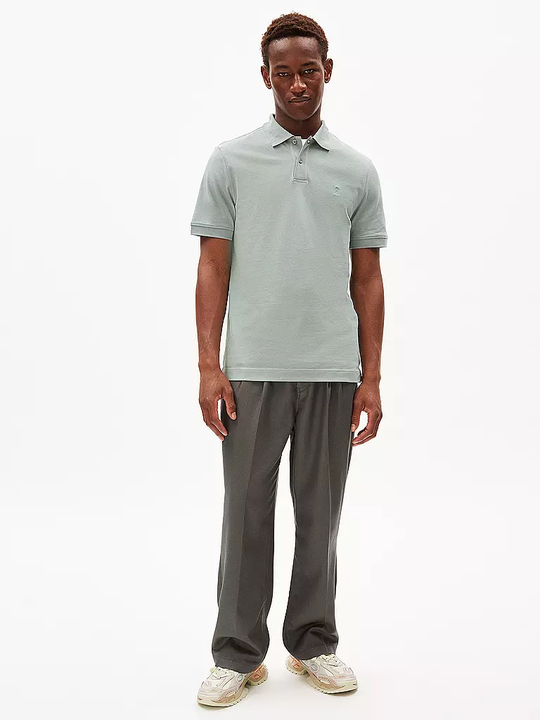 ARMEDANGELS | Poloshirt FIBRAA | Verde chiaro