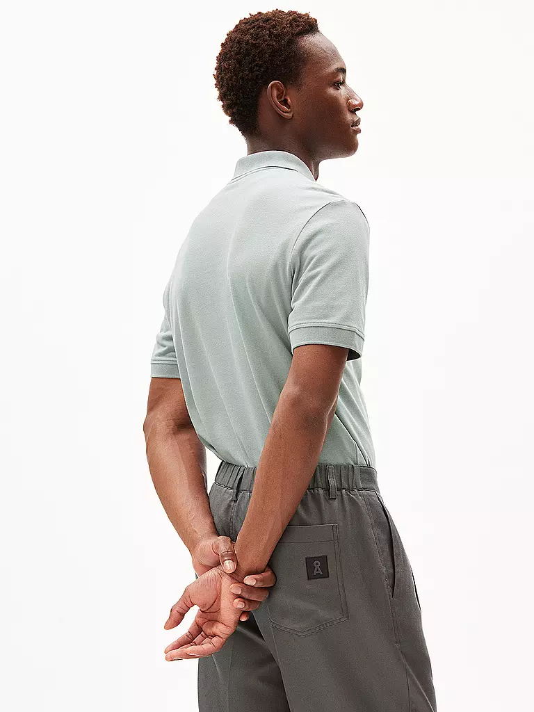 ARMEDANGELS | Poloshirt FIBRAA | Verde chiaro