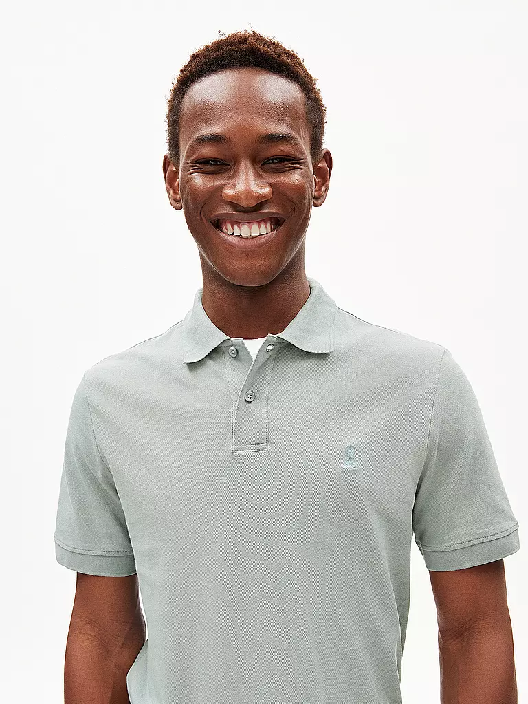 ARMEDANGELS | Poloshirt FIBRAA | Verde chiaro