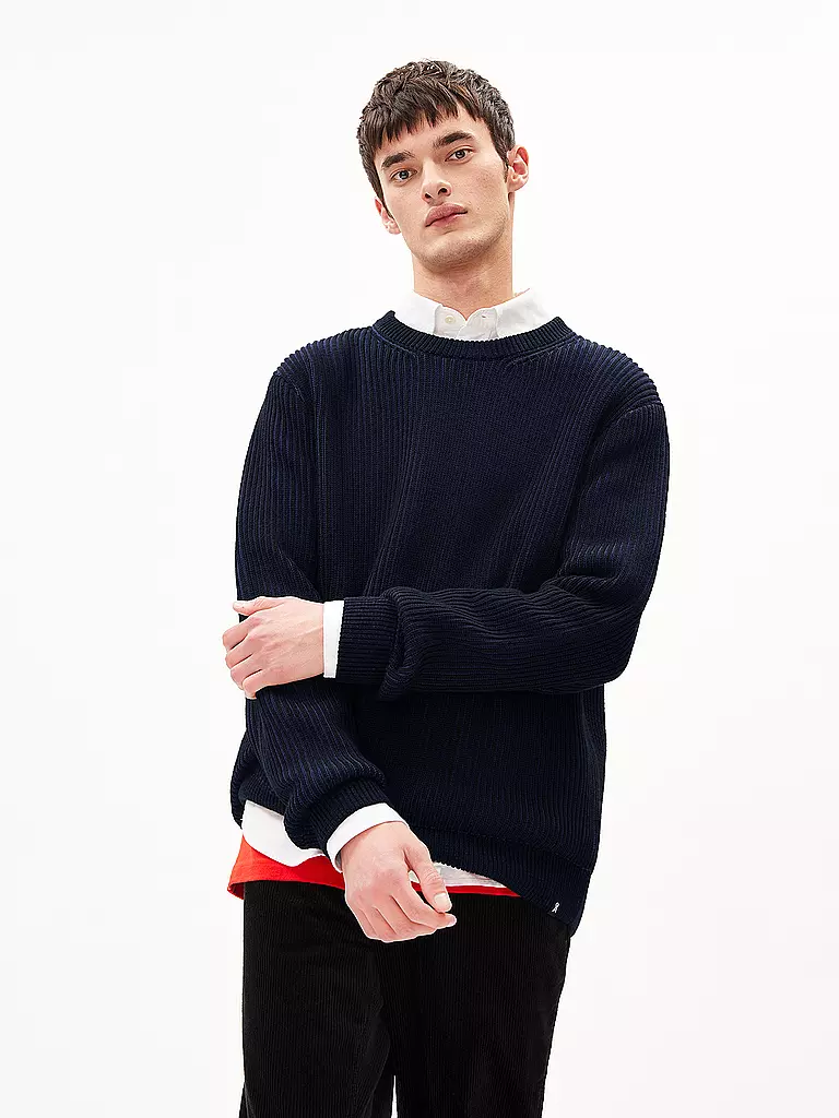 ARMEDANGELS | Pullover ANDRAAS  | Blu scuro