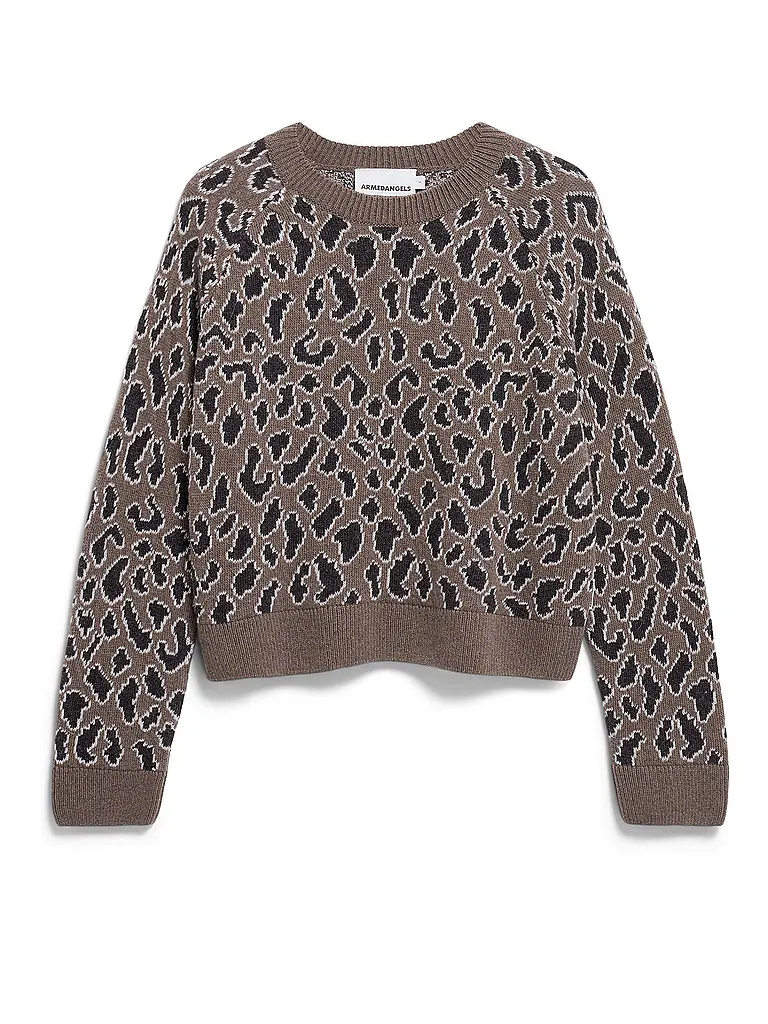 ARMEDANGELS | Pullover DILIRIAA LEOPAA | Cammello