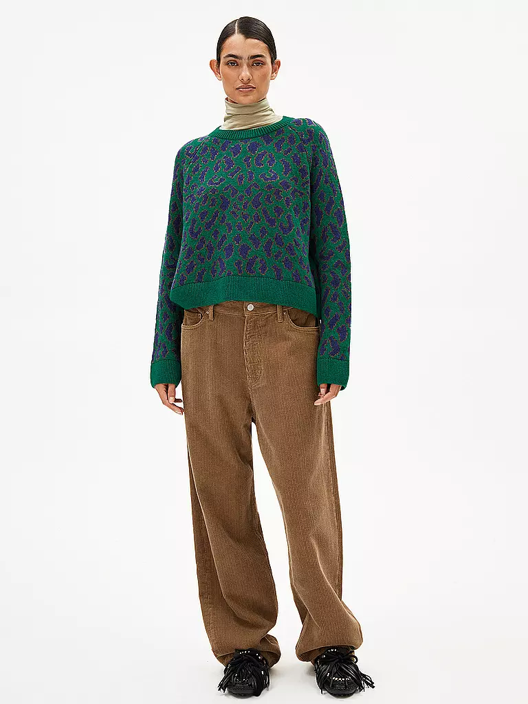 ARMEDANGELS | Pullover DILIRIAA LEOPAA | Verde