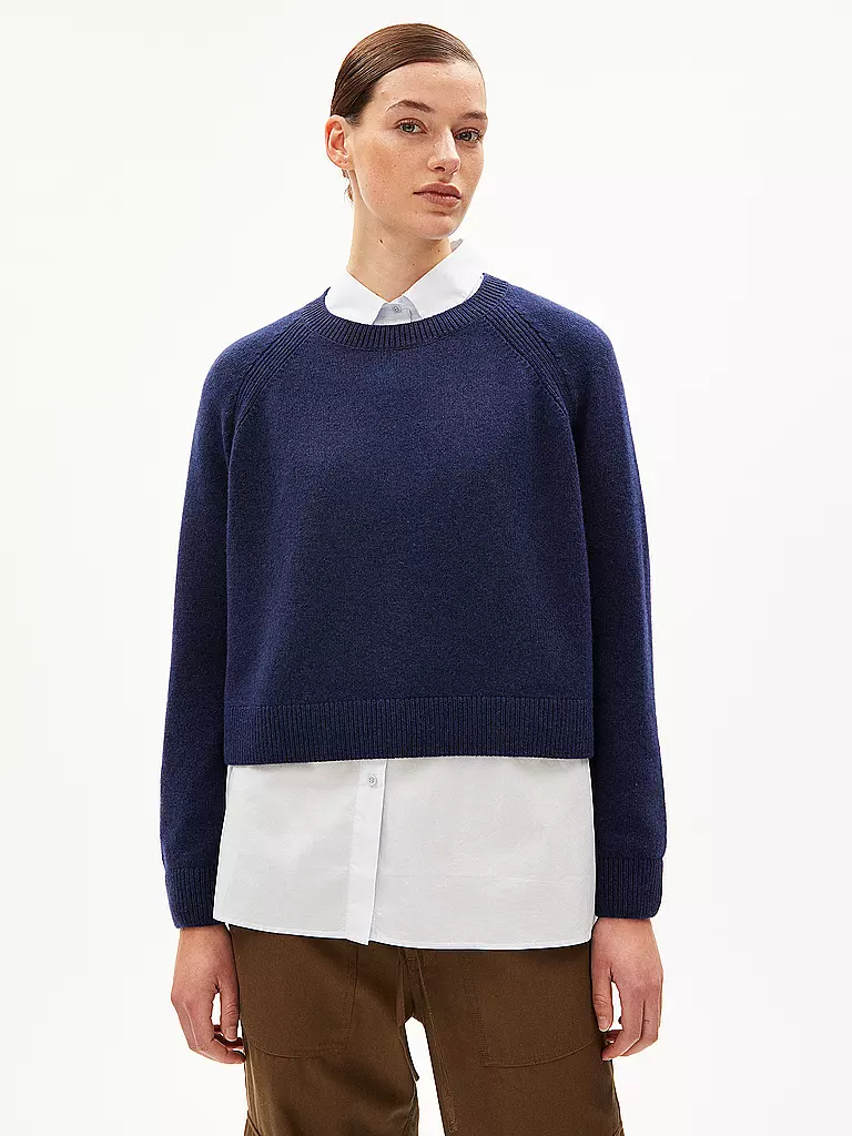 ARMEDANGELS | Pullover DILIRIAA REGLANA | Blu