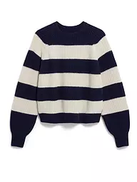 ARMEDANGELS | Pullover KAAGI STRIPES | Blu scuro
